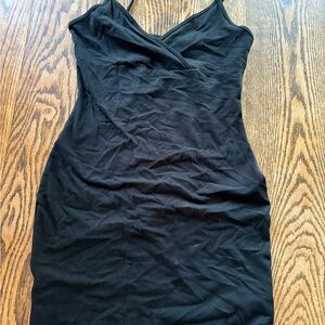 Black Body-Con Mini Dress